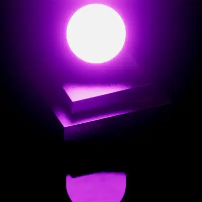Glowing neon orb free 3D model, an abstract sci-fi prop for Blender