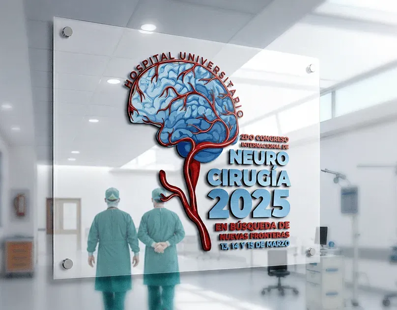 Sistema de identidad visual para una marca médica de neurocirugía