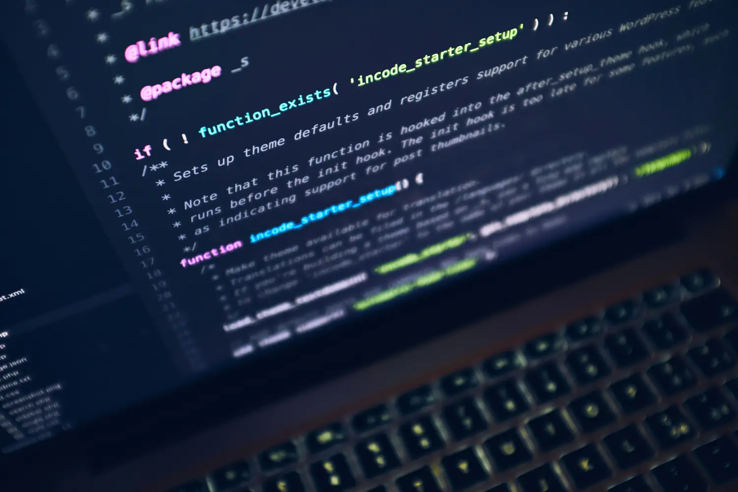 Developer working with AI-generated code in a code editor, representing vibe coding risks, software security issues, and modern AI-assisted programming workflows.
